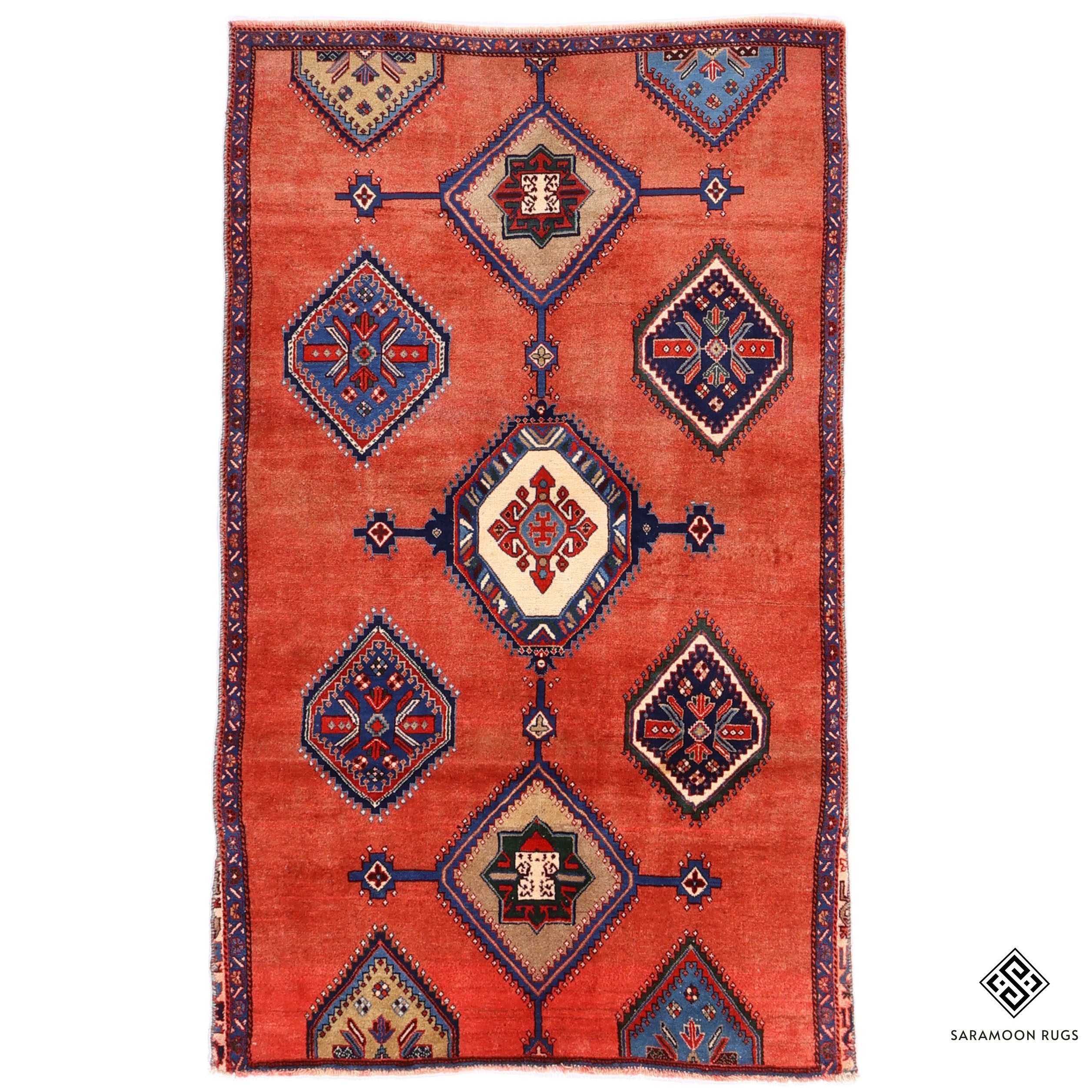 Hand Knotted Shiraz Rug 6 6x3 8 Code 2320 - View 1