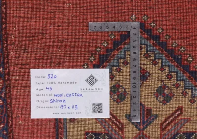 Hand Knotted Shiraz Rug 6 6x3 8 Code 2320 - View 9