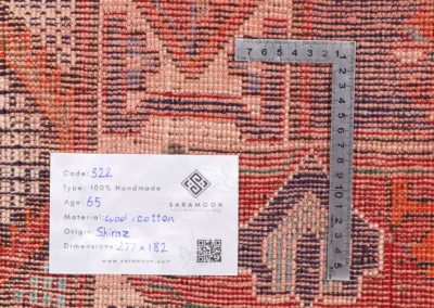 Hand Knotted Shiraz Rug 9 1x6 Code 2322 - View 10