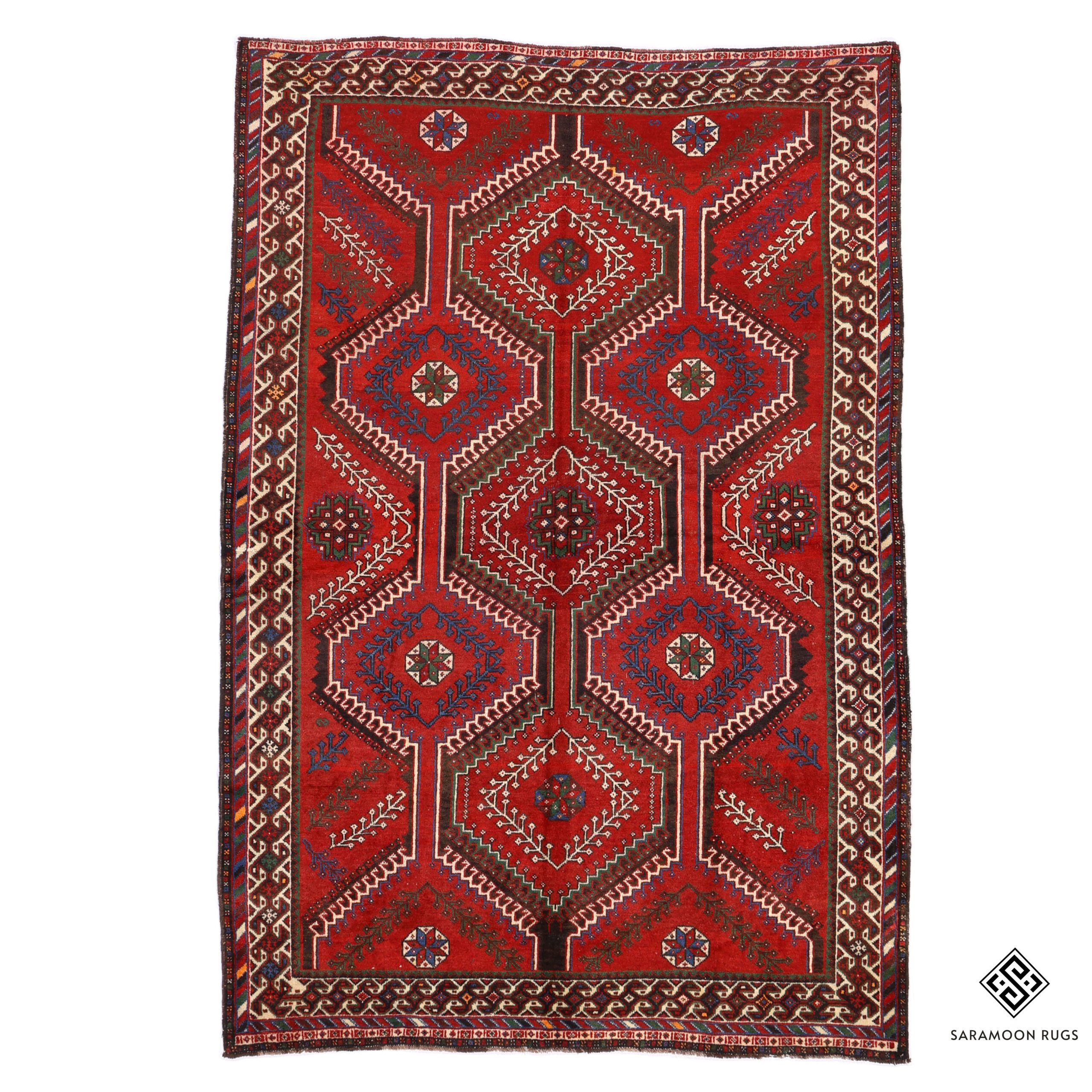 Hand Knotted Antique Shiraz Rug 10 1x6 10 Code 2325 - View 1