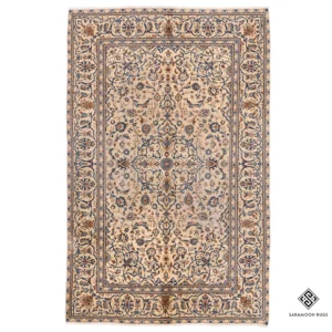 Hand Knotted Kashan Rug 9 7x6 2 Code 2326 - View 1