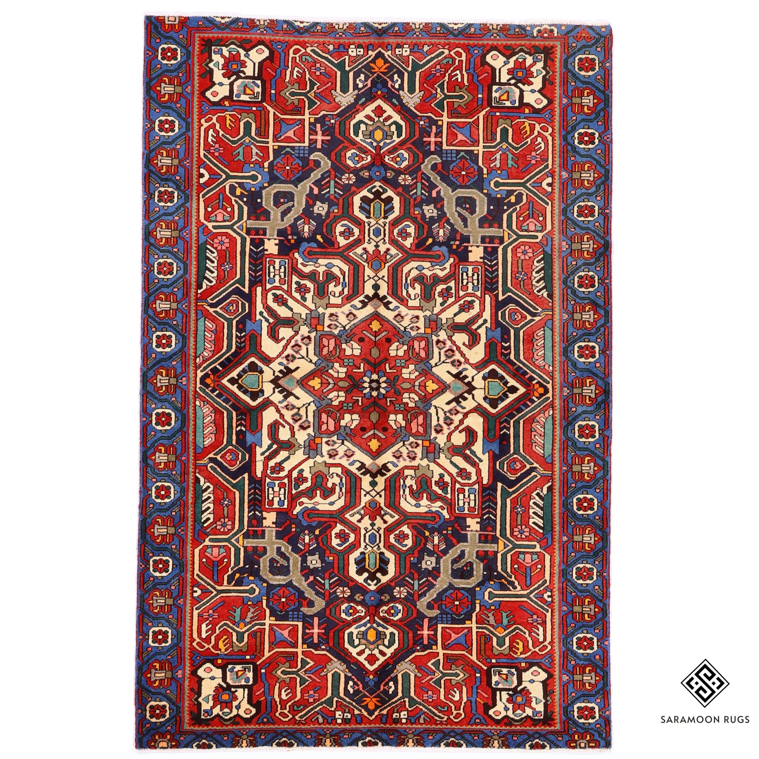 Hand Knotted Bakhtiari Rug 7 6x4 11 Code 2327 - View 1