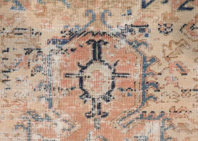 Hand Knotted Antique Heriz Rug 10 3x7 1 Code 2328 - View 5