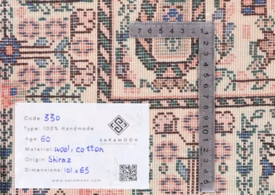 Hand Knotted Shiraz Rug 3 4x2 2 Code 2330 - View 9