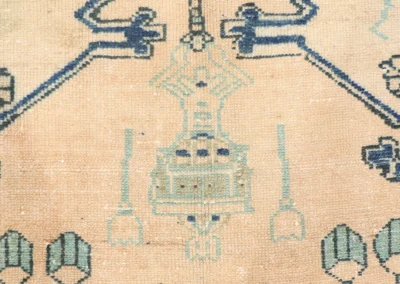 Hand Knotted Hamadan Rug 9 4x4 8 Code 2332 - View 8