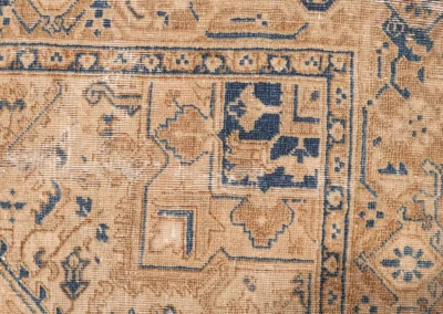 Hand Knotted Antique Heriz Rug 9 9x6 7 Code 2333 - View 6