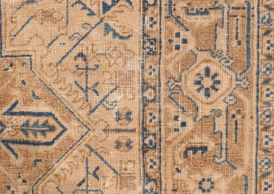 Hand Knotted Antique Heriz Rug 9 9x6 7 Code 2333 - View 7