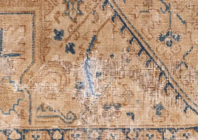 Hand Knotted Antique Heriz Rug 9 9x6 7 Code 2333 - View 8