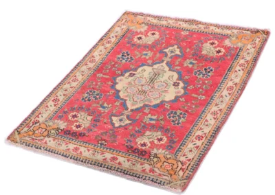 Hand Knotted Antique Khoy Rug 2 7x1 11 Code 2337 - View 2