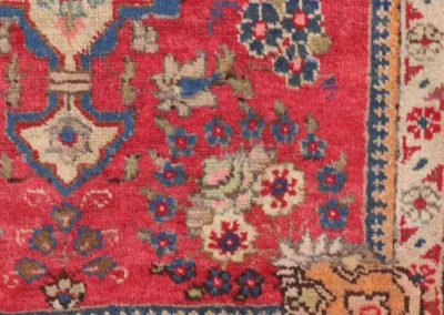 Hand Knotted Antique Khoy Rug 2 7x1 11 Code 2337 - View 5