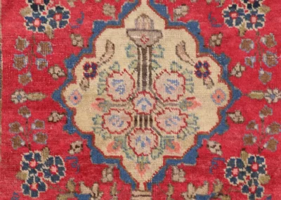 Hand Knotted Antique Khoy Rug 2 7x1 11 Code 2337 - View 6