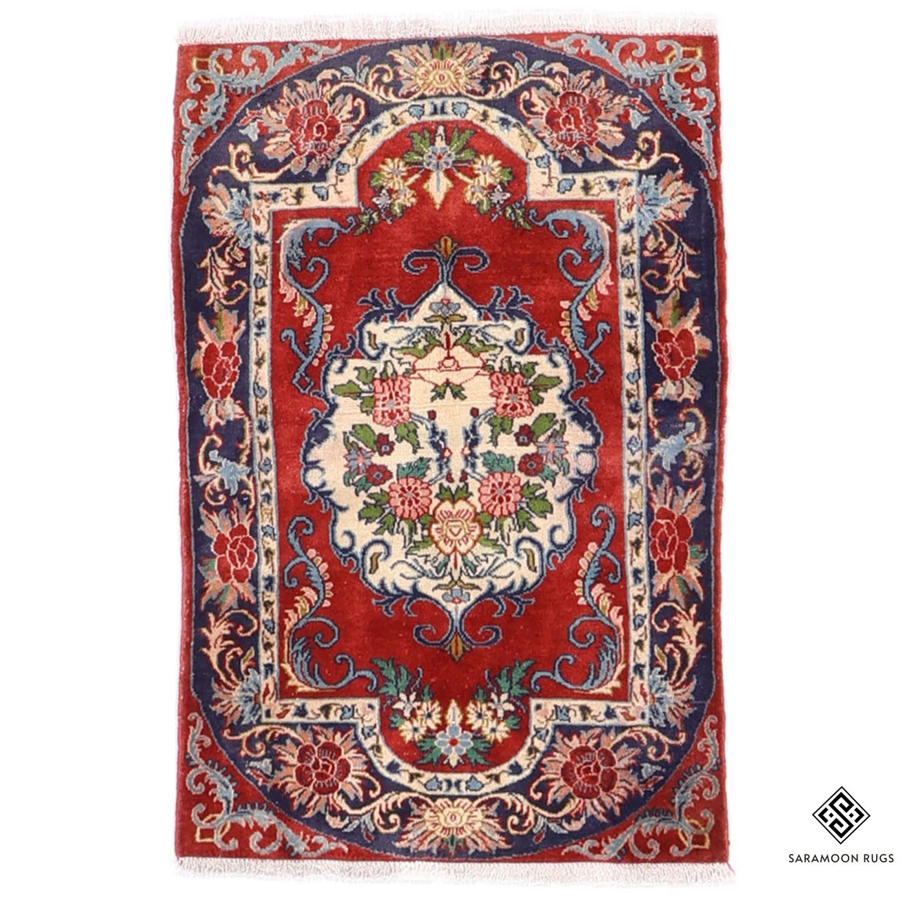 Hand Knotted Najafabad Rug 3 2x2 2 Code 2339 - View 1