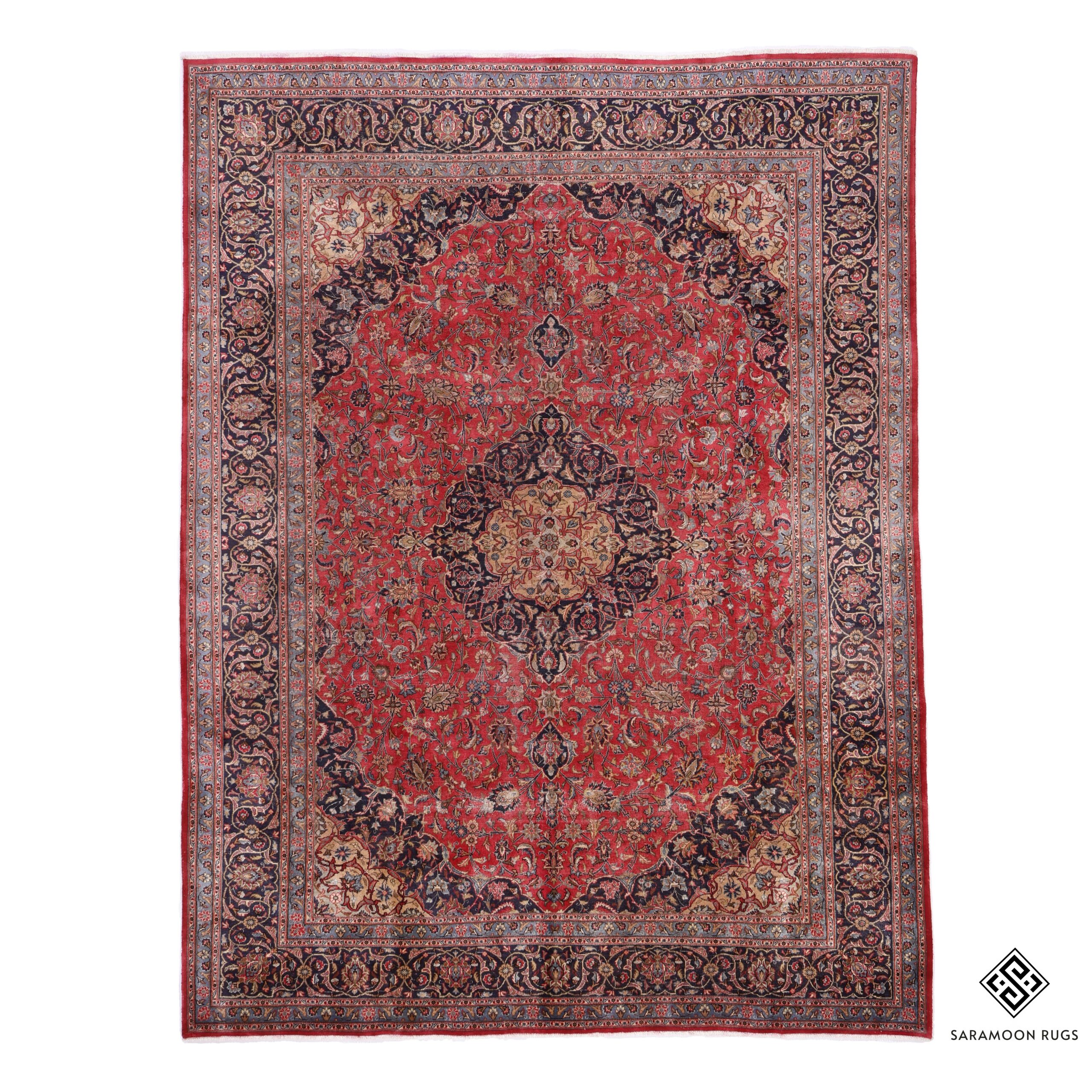 Hand Knotted Kashmar Rug 12 9x9 6 Code 2344 - View 1