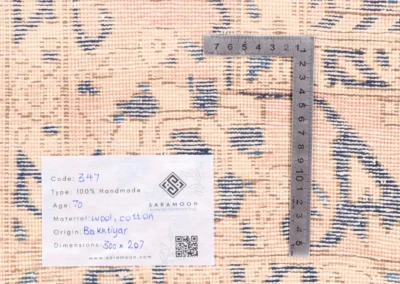 Hand Knotted Antique Bakhtiari Rug 9 10x6 9 Code 2347 - View 11