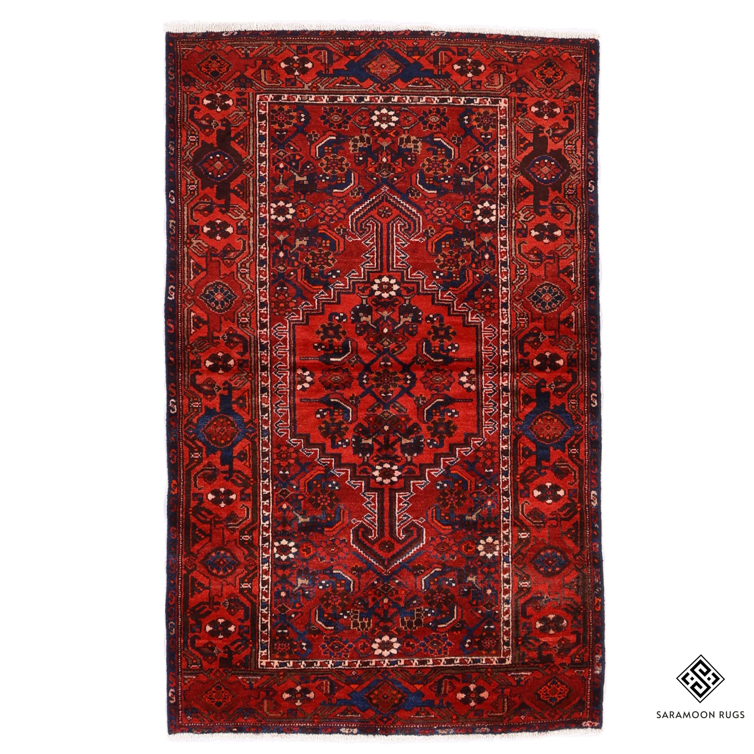 Hand Knotted Zanjan Rug 6 7x4 1 Code 2361 - View 1