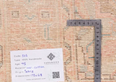 Hand Knotted Tabriz Rug 5 8x4 2 Code 2363 - View 10