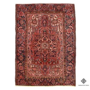 Hand Knotted Heriz Rug 6 7x4 10 Code 2369 - View 1