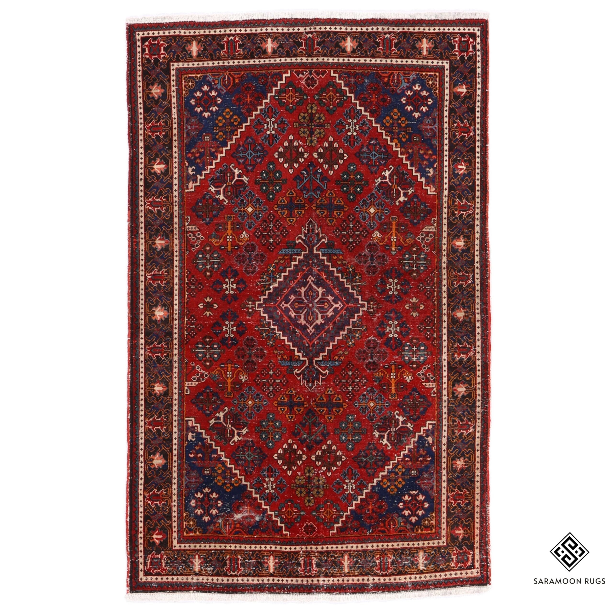 Hand Knotted Joshaqan Rug 6 9x4 4 Code 2373 - View 1