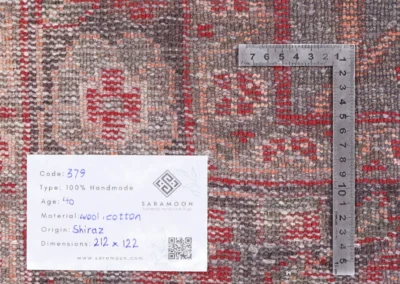 Hand Knotted Shiraz Rug 6 11x4 0 Code 2379 - View 10