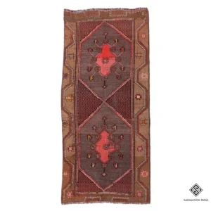 Hand Knotted Antique Sanjab Rug 6 11x3 2 Code 2386 - View 1