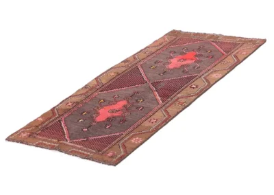 Hand Knotted Antique Sanjab Rug 6 11x3 2 Code 2386 - View 2