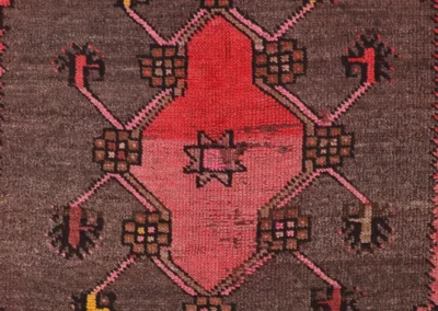 Hand Knotted Antique Sanjab Rug 6 11x3 2 Code 2386 - View 7