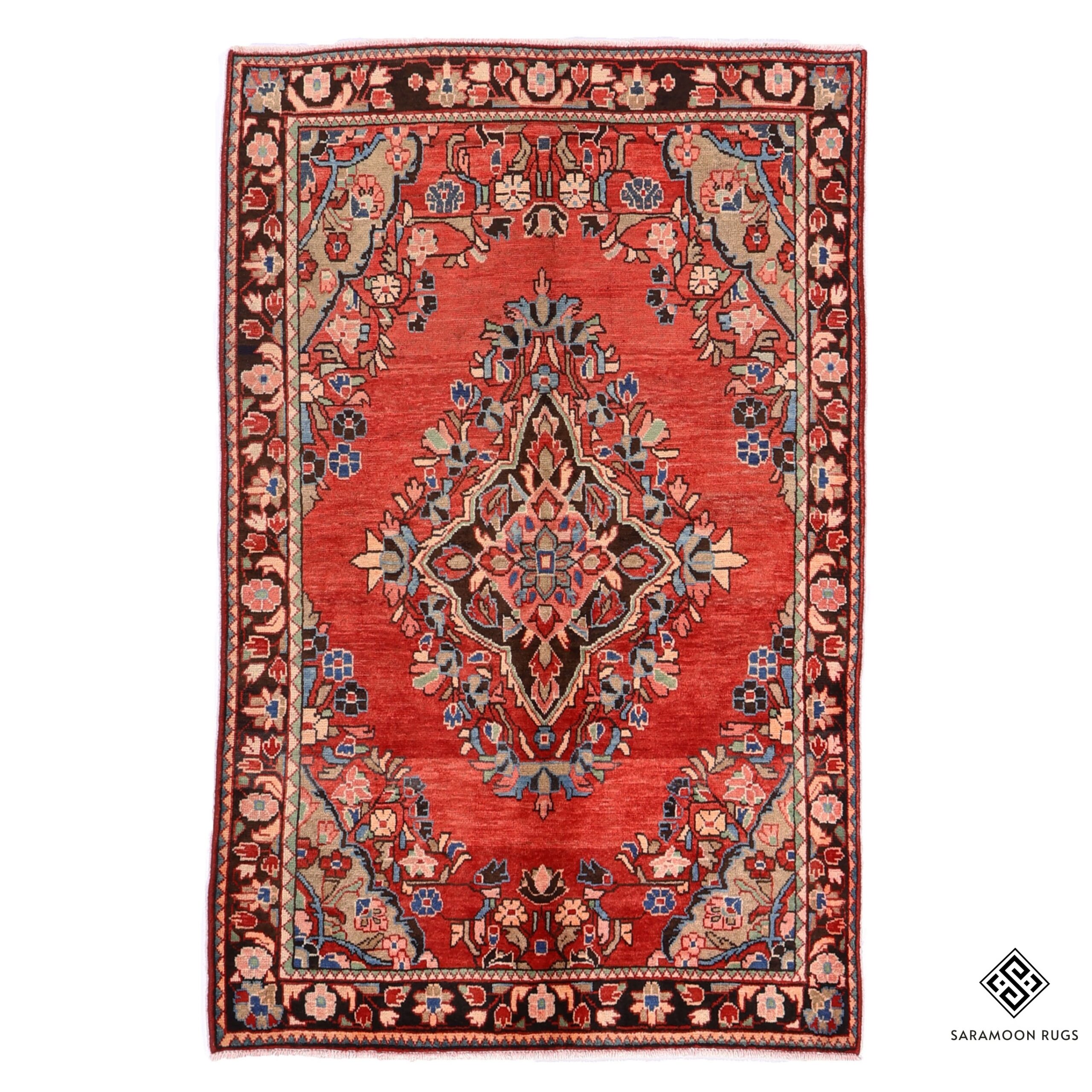 Hand Knotted Mahal Rug 6 9x4 4 Code 2392 - View 1