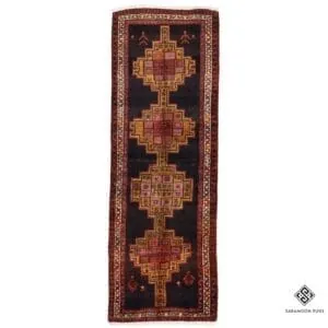 Hand Knotted Meshkin Rug, 10' 1"x3' 7", Code: 2404