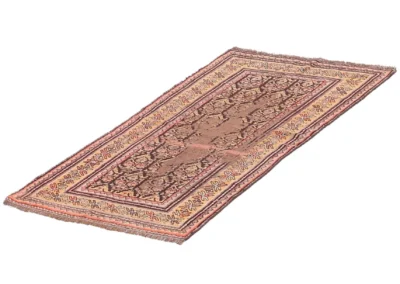 Hand Knotted Antique Sanjab Rug 5 7x3 Code 2407 - View 2