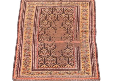 Hand Knotted Antique Sanjab Rug 5 7x3 Code 2407 - View 3
