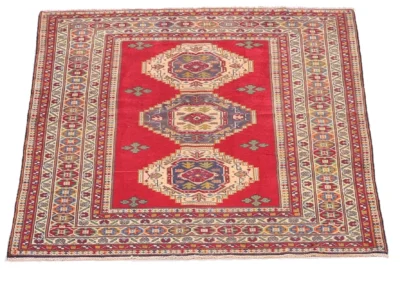 Hand Knotted Turkmen Rug 5 8x4 3 Code 2411 - View 3