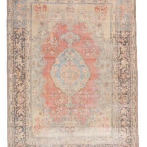 Hand Knotted Antique Soltanabad Rug 13 7x9 8 Code 2412 - View 1