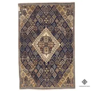 Hand Knotted Antique Meymeh Rug, 7' 8"x4' 11", Code: 2422