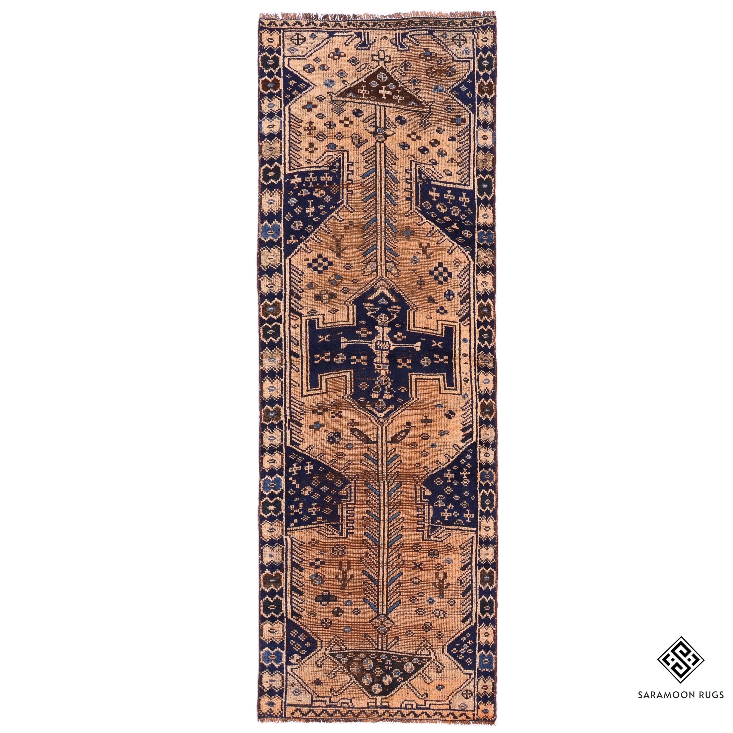 Hand Knotted Shiraz Rug 10 2x3 5 Code 2430 - View 1