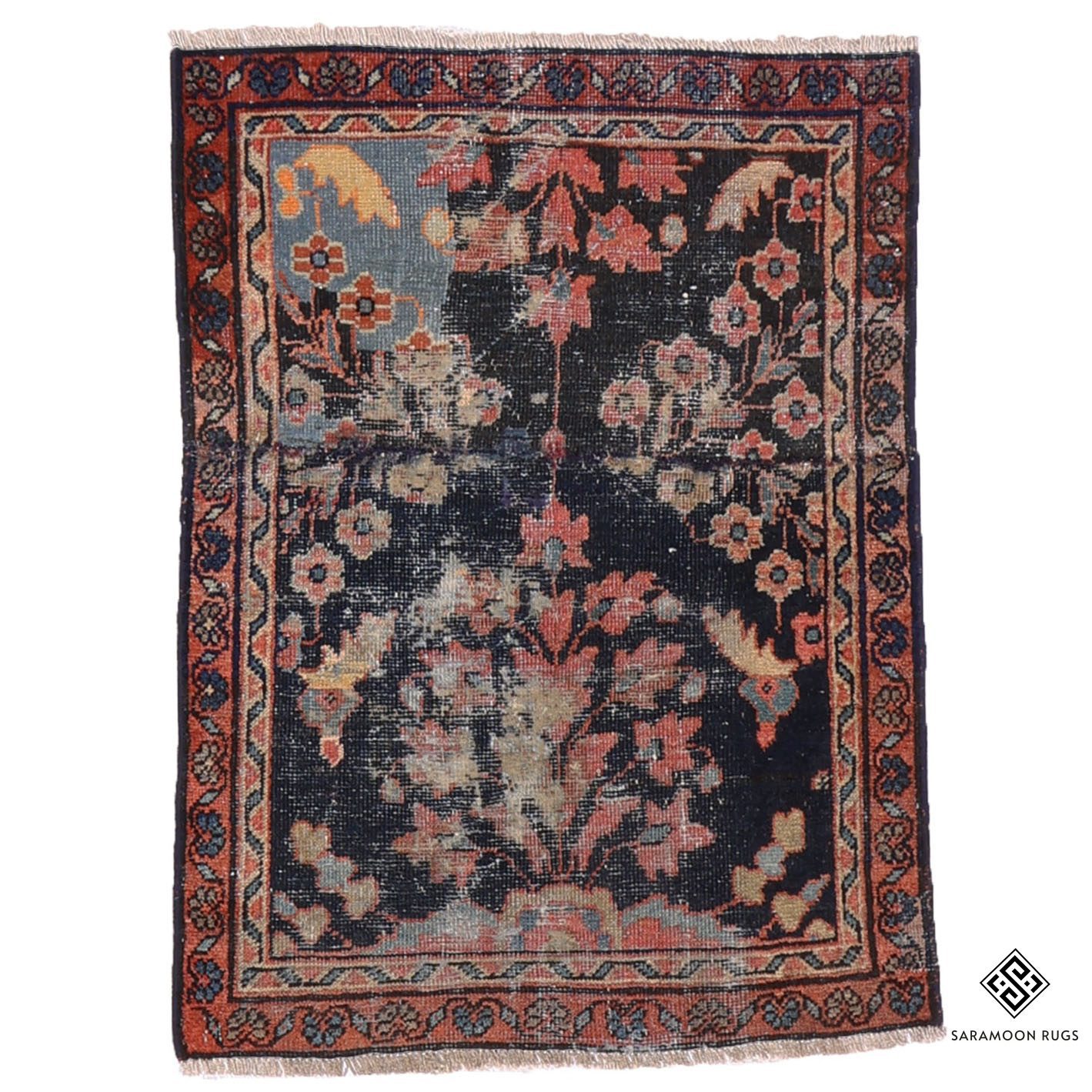 Hand Knotted Antique Meshkabad Rug 3 7x2 8 Code 2432 - View 1