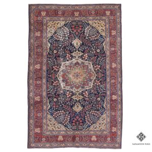 Hand Knotted Antique Khoy Rug, 10' 6"x7', Code: 2433