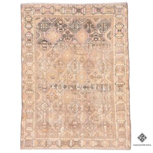 Hand Knotted Bakhtiari Rug, 9' 1"x6' 7", Code: 2437