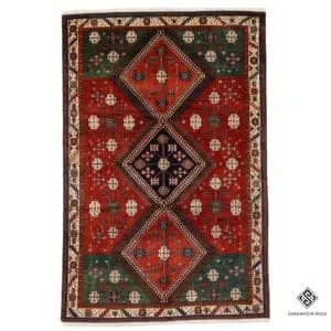Hand Knotted Antique Qashqai Rug, 9' 11"x6' 6", Code: 2439