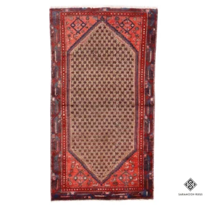 Hand Knotted Hamadan Rug 6 9x3 7 Code 2443 - View 1