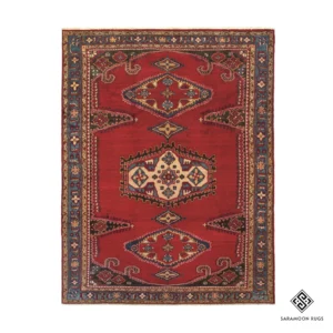 Hand-Knotted Viss Rug, 7' 7"x10' 11", Code: 1602