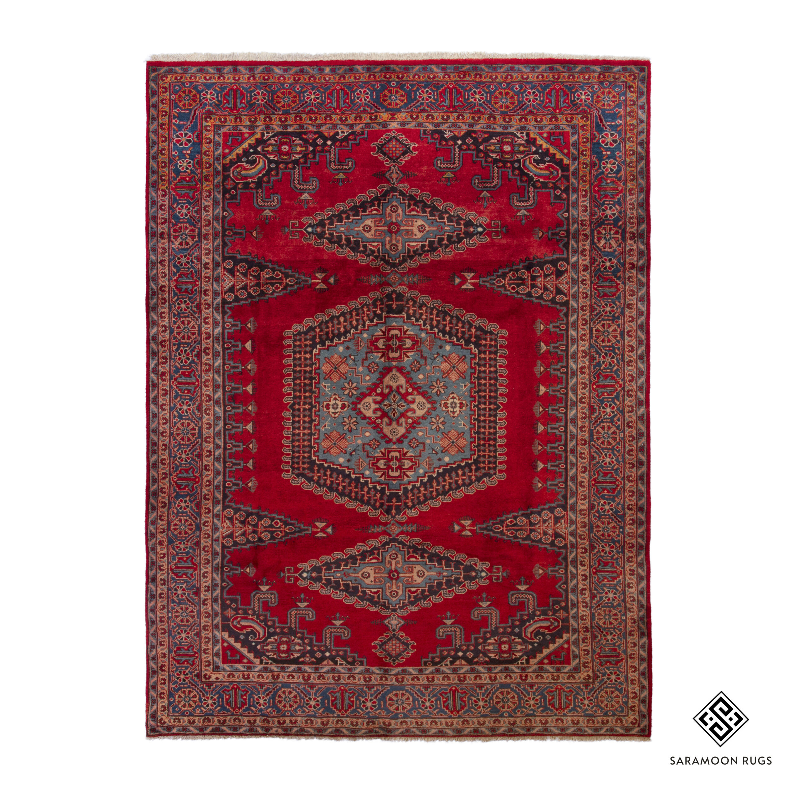 Hand-Knotted Viss Rug, 8' 4"x11' 1", Code: 1605